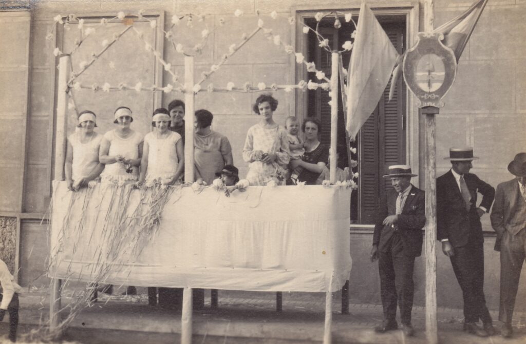 Palco Unión para Carnavales 1928- Totoras